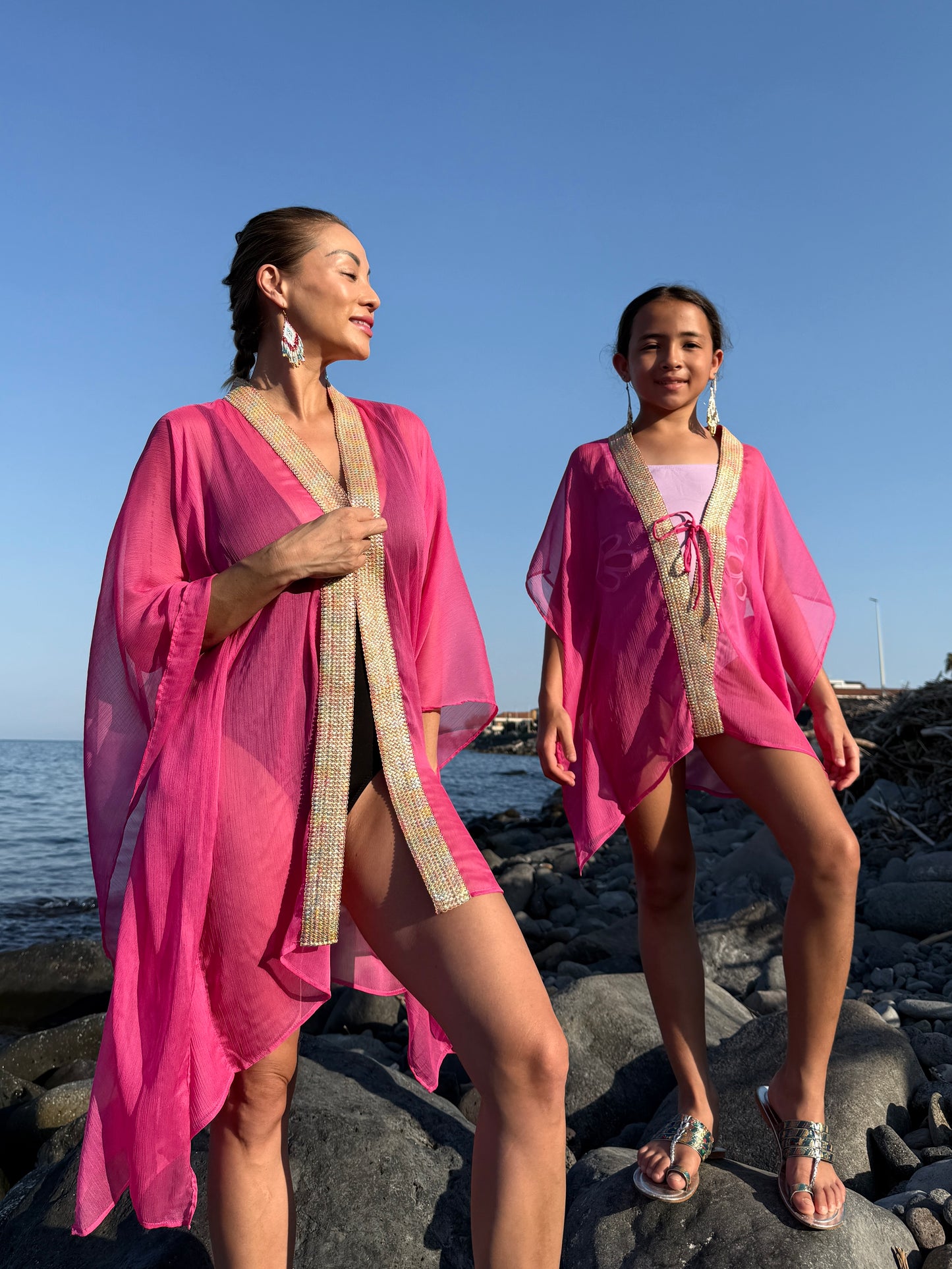 Dubai beach kaftans for women and girls in dubai looking for matching mom and mini me sets