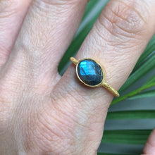 Load image into Gallery viewer, Nadira Gemstone Gold-Plated Ring