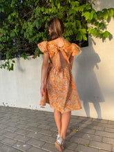 Load image into Gallery viewer, Ivy Girls Batik Back Tie Sundress in Tiger Lily Orange