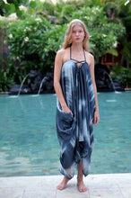 Load image into Gallery viewer, Seraphina Kaftan Dress in Midnight Green Ombre