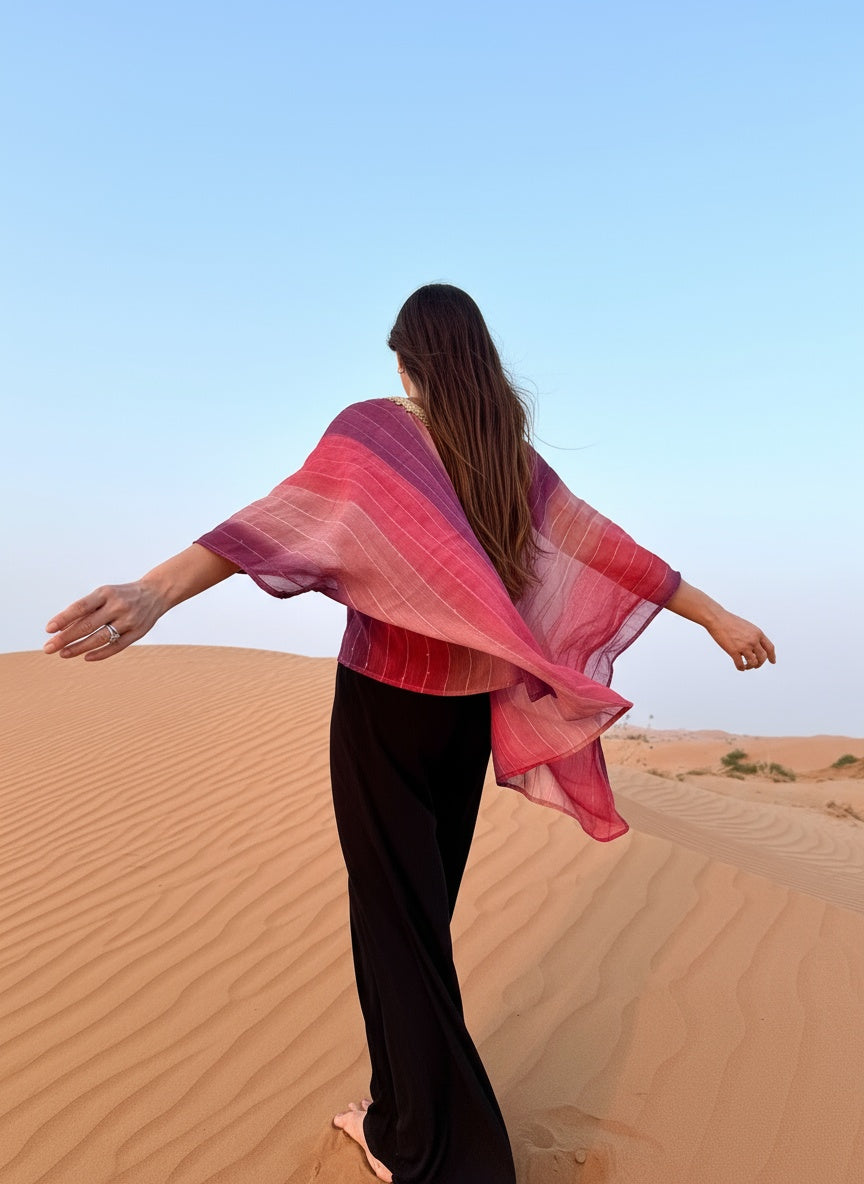 Tia V-Neck Beach Kaftan Top