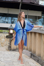 Load image into Gallery viewer, Samara Belted Kaftan in Blue Ombre