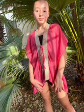 Load image into Gallery viewer, Luxury handcrafted girls&#39; beach cover-up kaftan thats sustainably made in Bali for sale online in Dubai