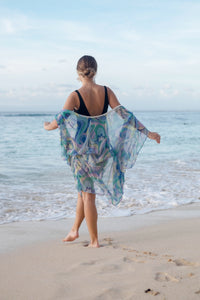 Artisan-made Suri beach kaftan & swimsuit cover upfor stylish resort and beach days in Dubai
