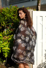 Load image into Gallery viewer, Chic Alani V-neck women&#39;s beach kaftan, women&#39;s resort wear and beach vacation outfits styled for tropical beach vibes. Eco-friendly beachwear for women made in Bali for sale online in Dubai
