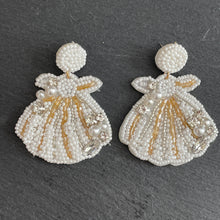 Load image into Gallery viewer, Caspian Handmade Beaded Shell Earrings