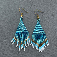 Load image into Gallery viewer, Indah Hand Beaded Dangle Earrings