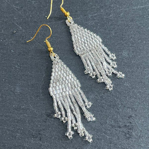 Kaniya Handmade Beaded Dangle Earrings