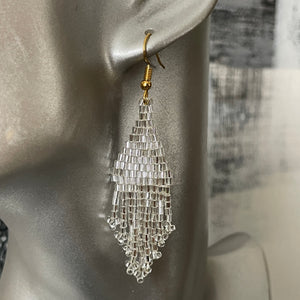 Kaniya Handmade Beaded Dangle Earrings