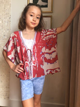 Load image into Gallery viewer, Arani abstract print kids beachwear beach kaftan