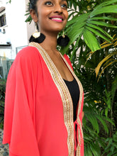 Load image into Gallery viewer, Neola Kaftan in Tangerine