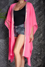 Load image into Gallery viewer, Candis Kaftan in Neon Pink (Long)