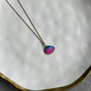 Oki Hand-Painted Seashell Necklaces