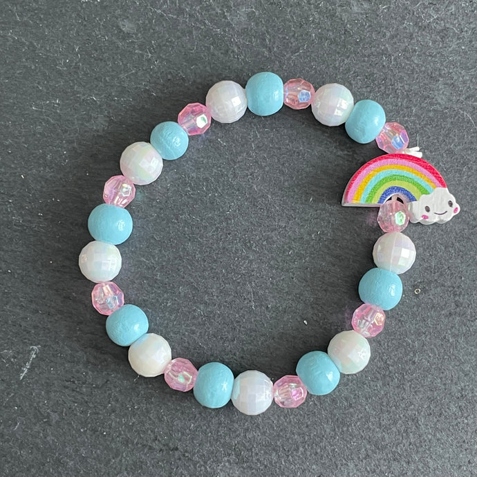 Nala Kids Handmade Wood Bead Charm Bracelets