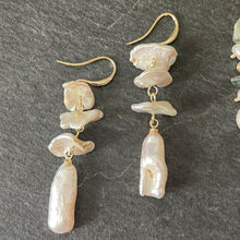 Load image into Gallery viewer, Naena Baroque Pearl Dangle Earrings
