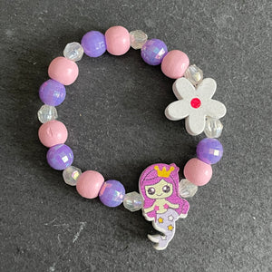 Nala Kids Handmade Wood Bead Charm Bracelets