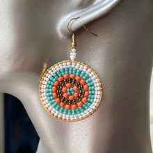 Load image into Gallery viewer, Rhea Handmade Beaded Earrings