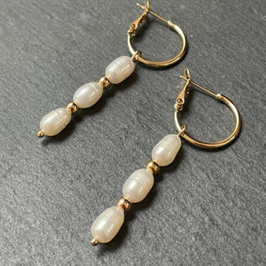 Lilia Freshwater Pearl Dangle Earrings