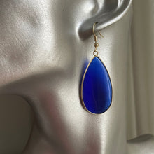Load image into Gallery viewer, Damara Natural Stone Tear Drop Earrings