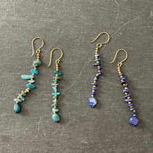 Load image into Gallery viewer, Achara handmade semi-precious gemstone earrings