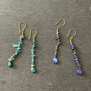 Achara handmade semi-precious gemstone earrings
