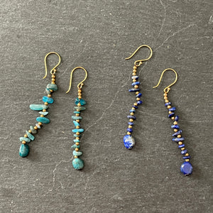 Achara handmade semi-precious gemstone earrings