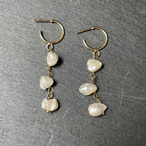 Enya Freshwater Pearl Dangle Earrings
