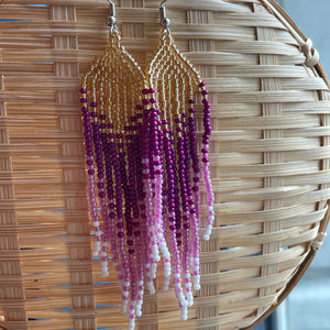 Naina Handmade Beaded Dangle Earrings