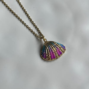 Oki Hand-Painted Seashell Necklaces