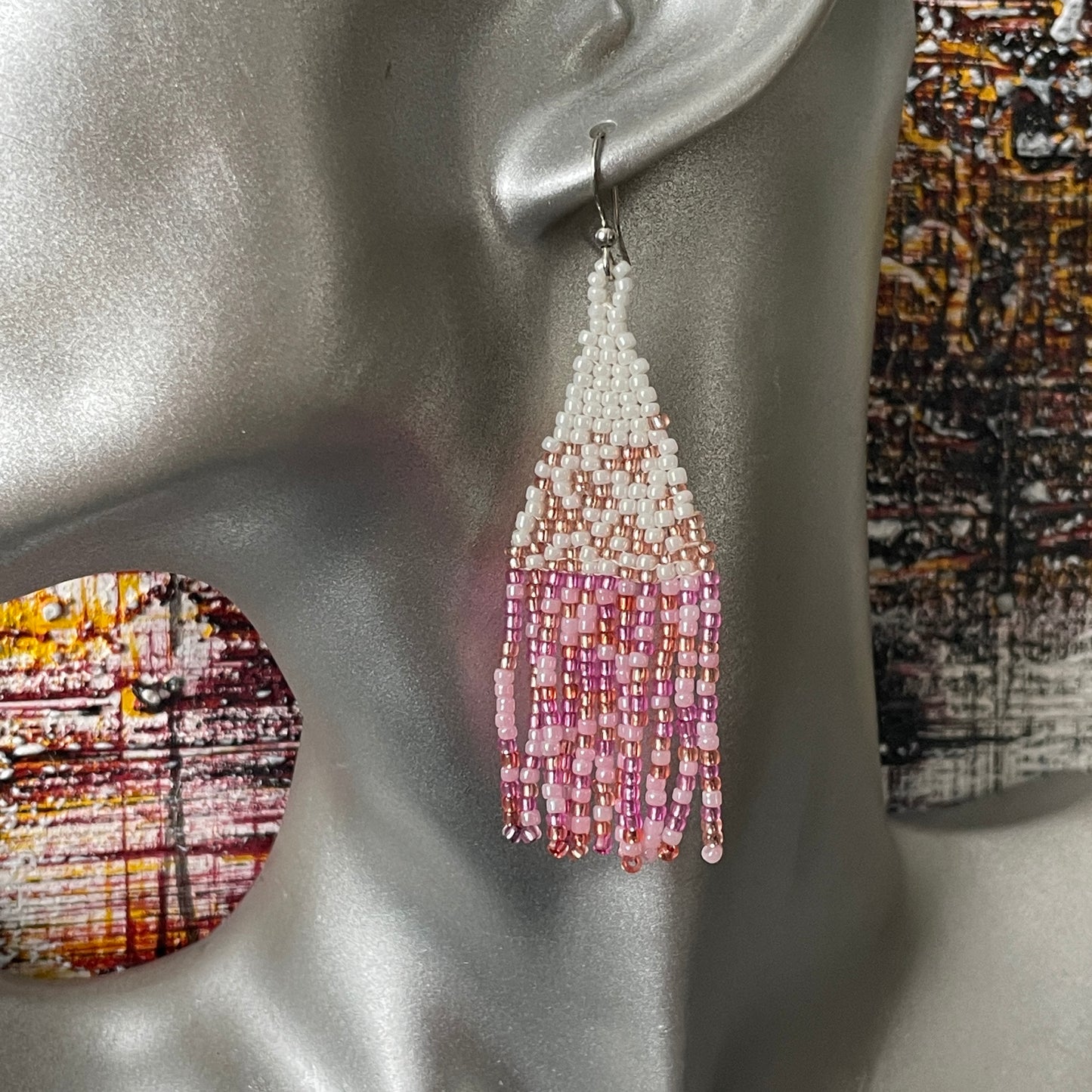 Rai Handmade Beaded Earrings