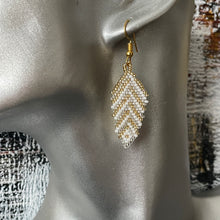 Load image into Gallery viewer, Eni Handmade Beaded Leaf Earrings