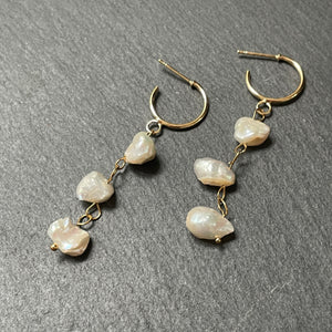 Enya Freshwater Pearl Dangle Earrings