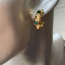 Load image into Gallery viewer, Hasna Gold Hoop Earrings