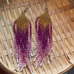 Naina Handmade Beaded Dangle Earrings