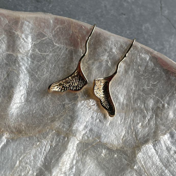 Yuri Gold Leaf Earrings