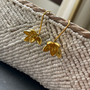 Bloom Gold Floral Earrings