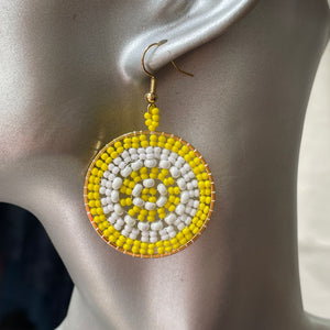 Rhea Handmade Beaded Earrings