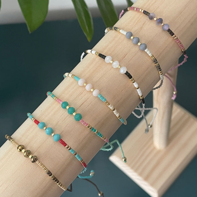 Zuri Handmade Glass Bead Bracelets