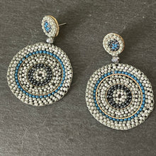 Load image into Gallery viewer, Lyana Handmade Beaded Earrings in Gray