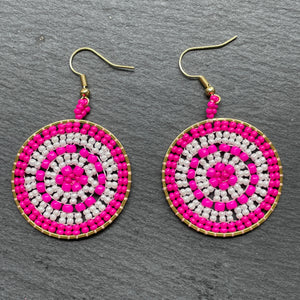 Rhea Handmade Beaded Earrings