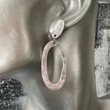 Load image into Gallery viewer, Revna Matte Textured Gold &amp; Silver Earrings