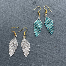 Load image into Gallery viewer, Eni Handmade Beaded Leaf Earrings