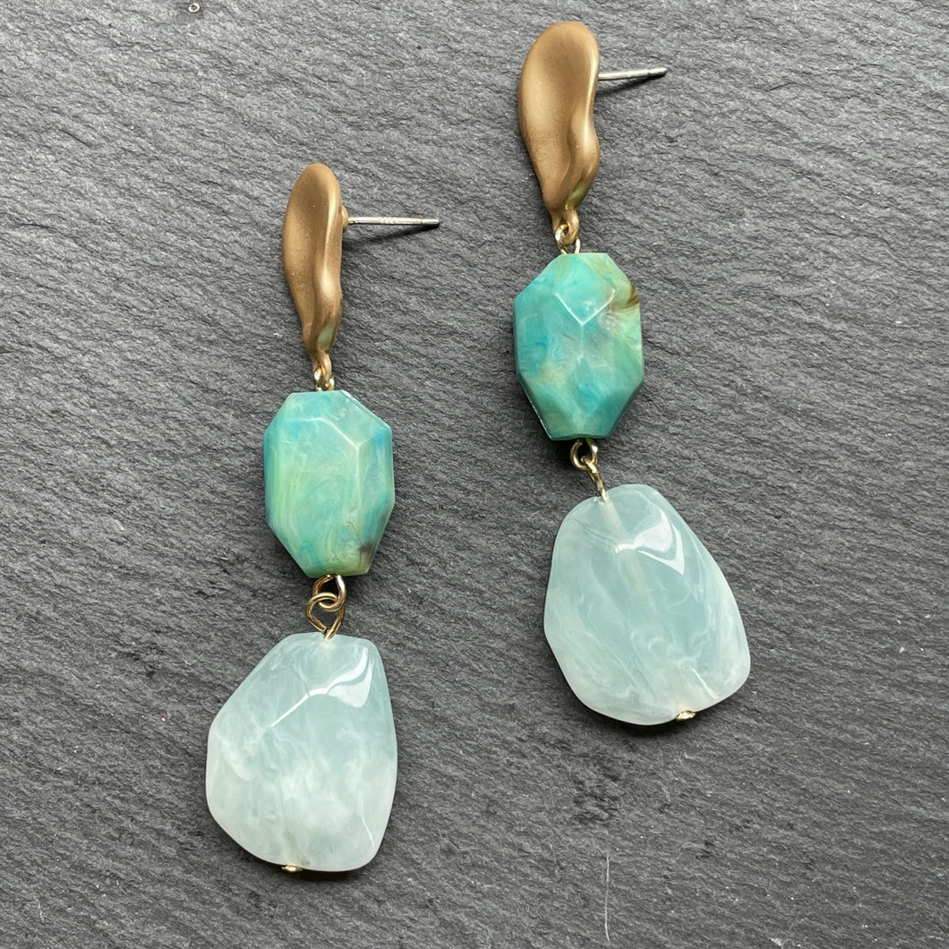 Oceana Acrylic Dangle Earrings