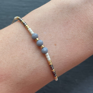 Glass Bracelet - Handmade Jewellery - Beach Art Glass