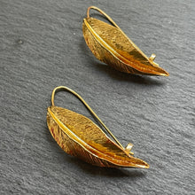 Load image into Gallery viewer, Laurel Gold Leaf Earrings