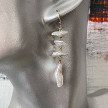 Load image into Gallery viewer, Naena Baroque Pearl Dangle Earrings