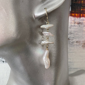Naena Baroque Pearl Dangle Earrings