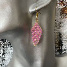 Load image into Gallery viewer, Eni Handmade Beaded Leaf Earrings