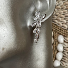 Load image into Gallery viewer, Viola Zircon Long Dangle Earrings