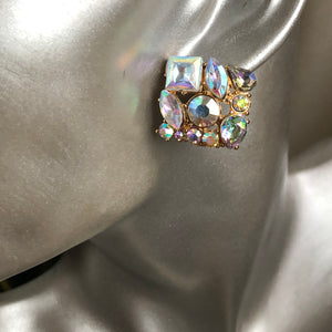 Callista crystal stud earrings
